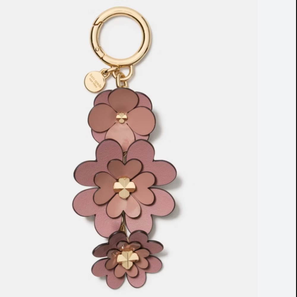 Kate Spade charmed spade flower bag charm